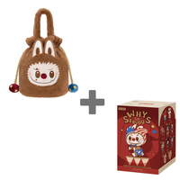 Labubu WHY SO SERIOUS Mystery Box og  Candy Pouch veske.