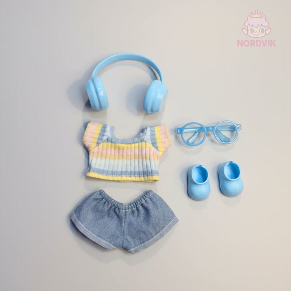Labubu Klær - His Spring Fun outfit - Til labubu doll 17cm
