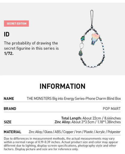 LABUBU Big into energy charm