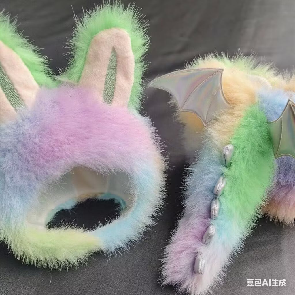 Labubu - Zimomo kosedrakt for Labubu 17cm