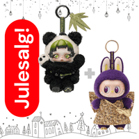 Julegave - Skullpanda + Labubu - Combo F - Wings of Fortune + Lazy Panda - POP Mart