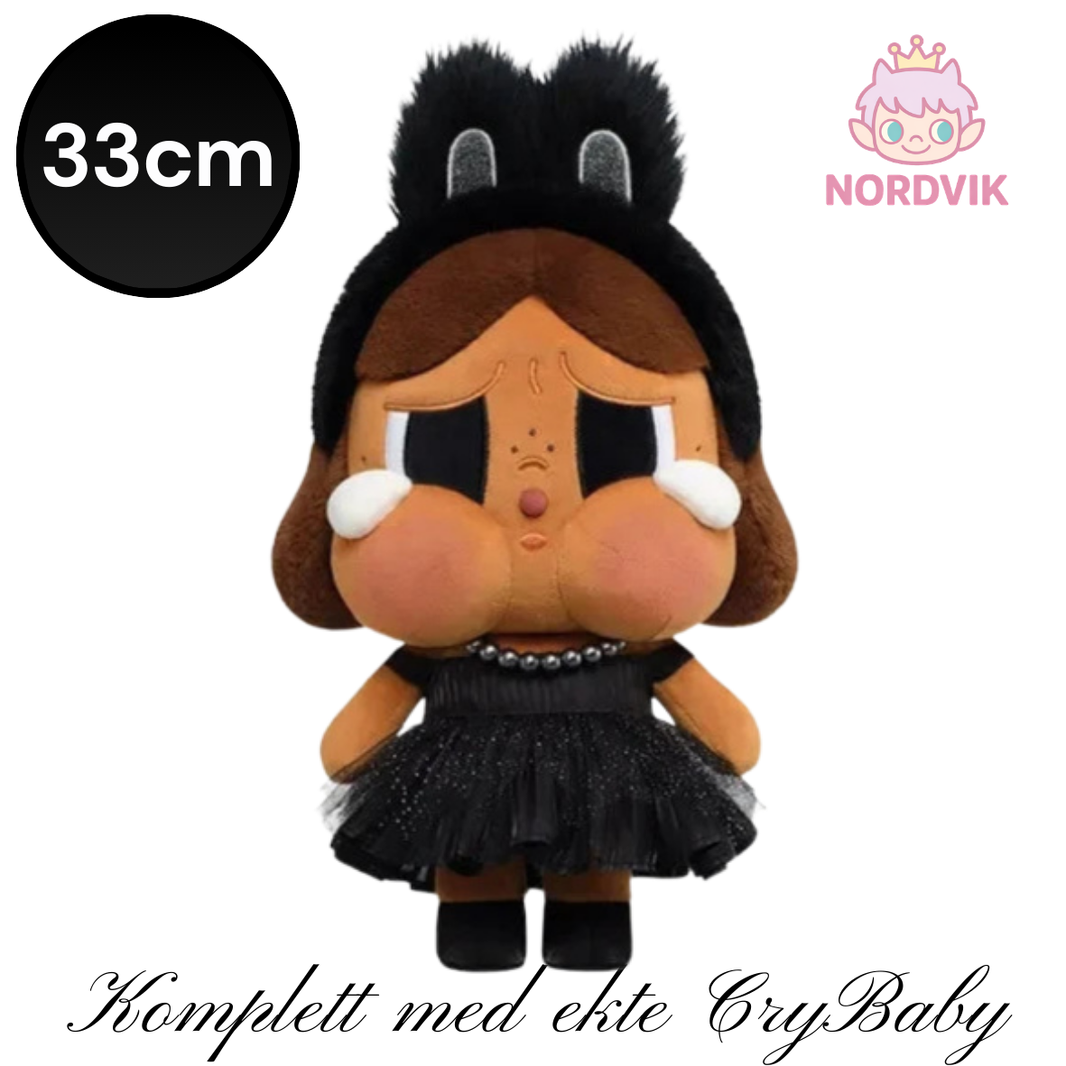Crybaby - SHINY SHINY SERIES-Plush Doll (Pink/black) 33cm - POP Mart