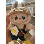 Labubu - Strikkeklær for Labubu 17 cm.