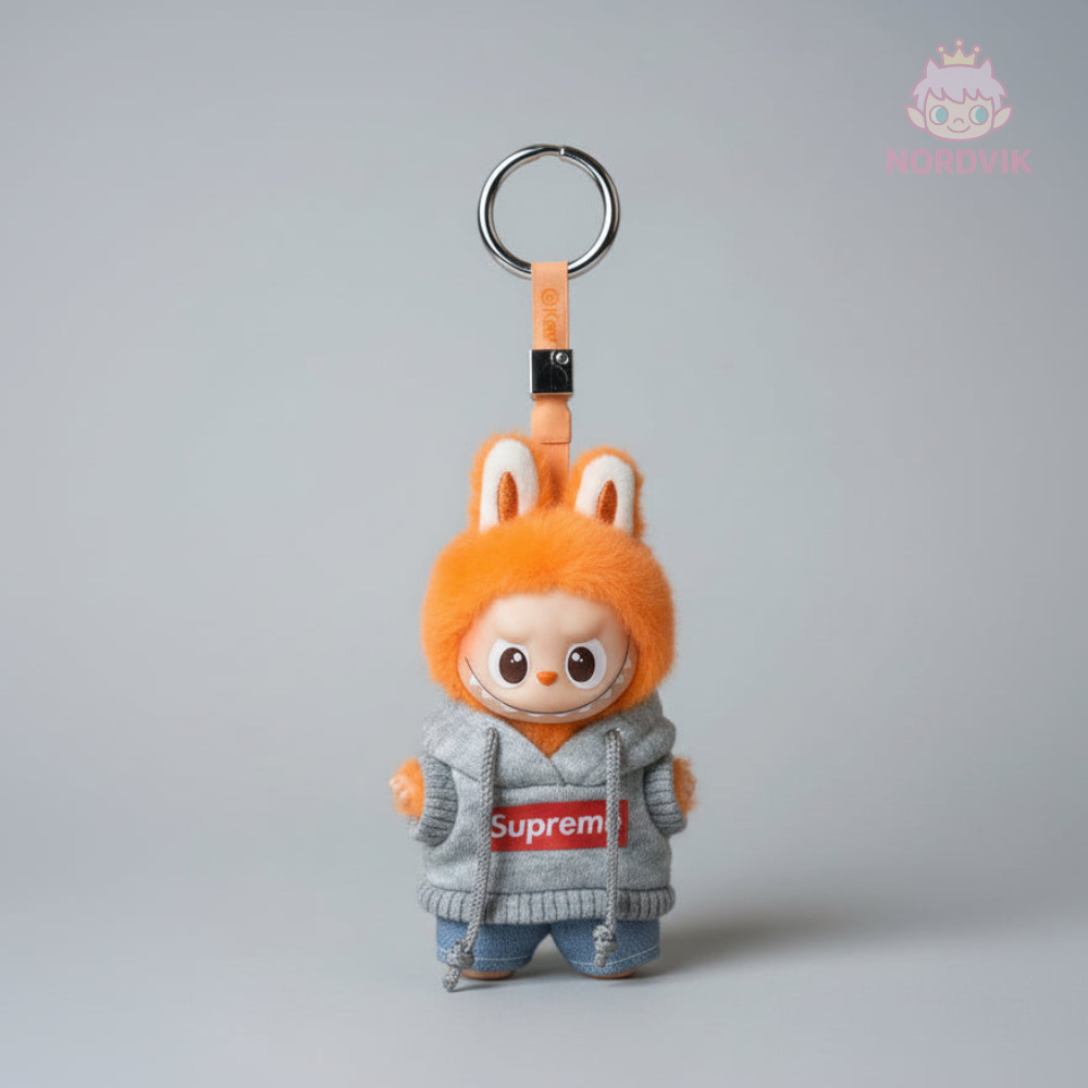 Labubu Klær – Boys in the Hood Outfit – Til Labubu Pin of Love 10 cm