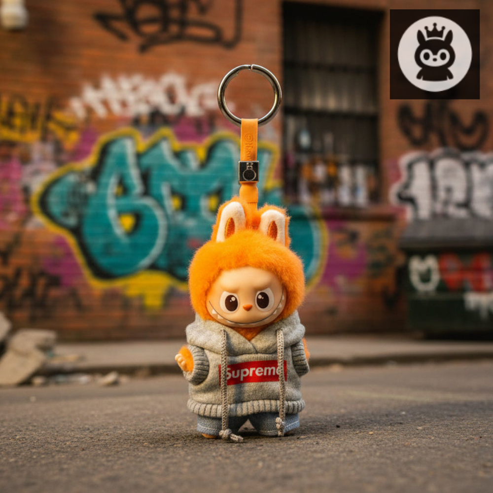 Labubu Klær – Boys in the Hood Outfit – Til Labubu Pin of Love 10 cm