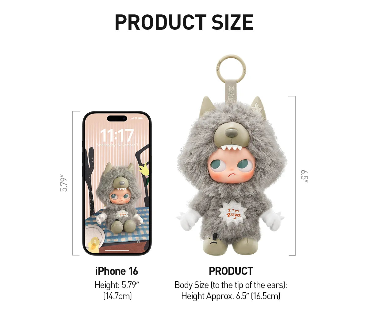 ZSIGA - I'm Zsiga Plush Pendant - POP Mart