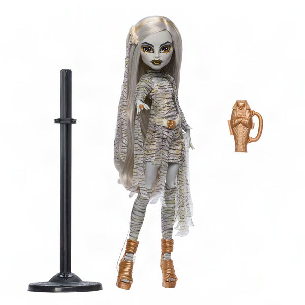 Monster High The Mummy med sarkofagveske og stativ