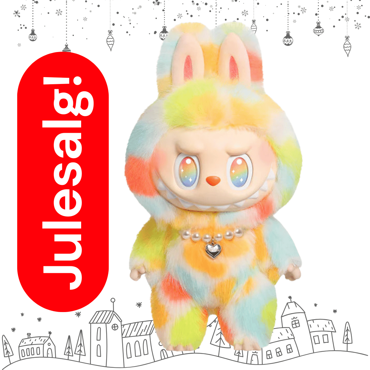 julegave - Labubu - Rock The Universe  (37 cm) - Pop Mart