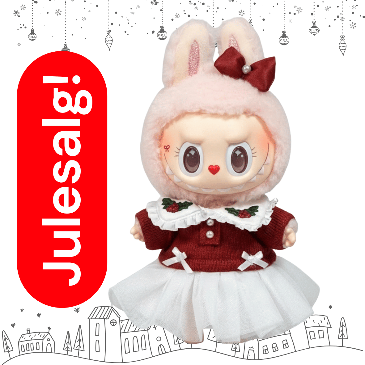 Julegave - POP MART - MOKOKO Twinkly Fairy Tale Vinyl Plush Doll Pendant 17 cm