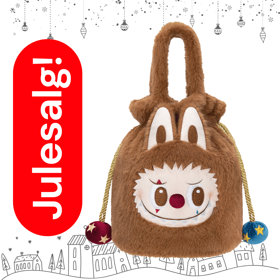 julegave - LABUBU - WHY SO SERIOUS Series Candy Pouch- POP Mart