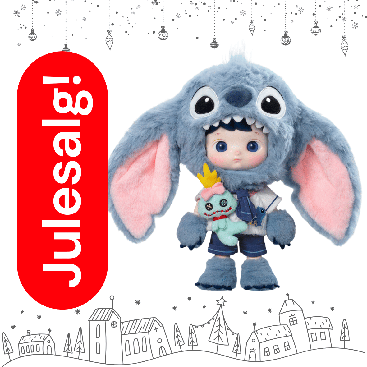 Dukke - HACIPUPU STITCH 1/8 Figure 20cm - Pop Mart