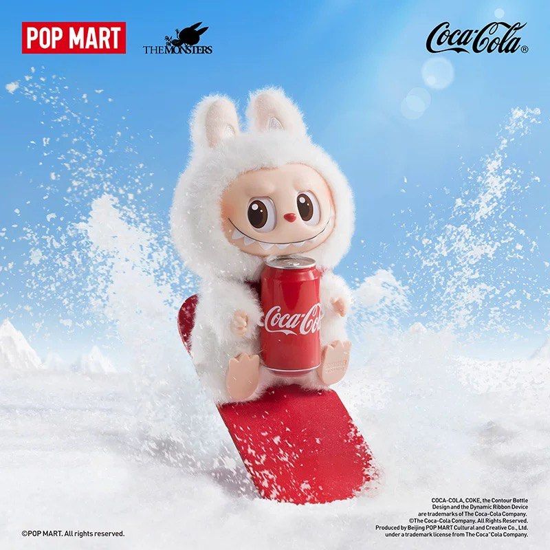 Ekte Labubu POP MART THE MONSTERS COCA-COLA Mystery Box - Prod