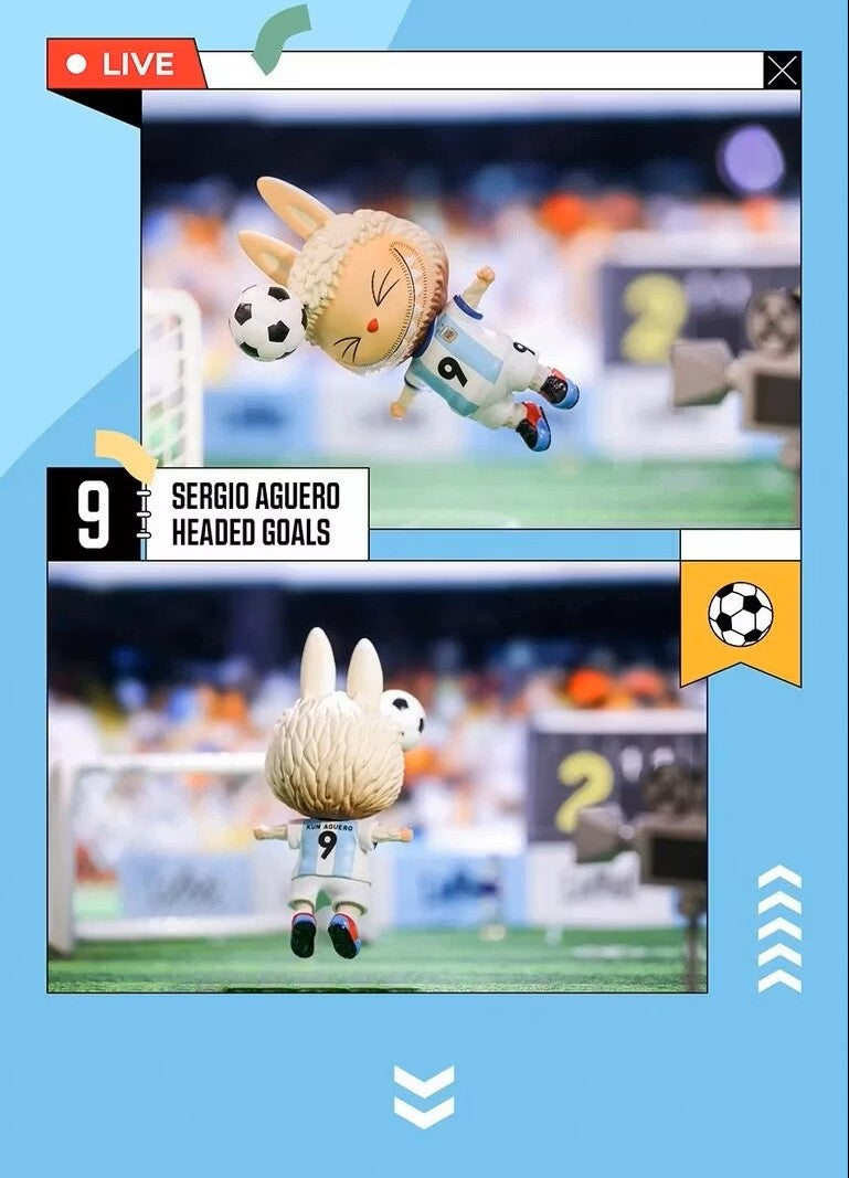 Lionel Messi Argentina - Labubu - Kasing Lung x POP MART