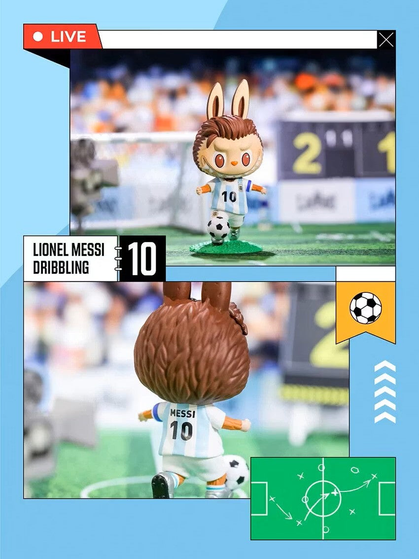 Lionel Messi Argentina - Labubu - Kasing Lung x POP MART