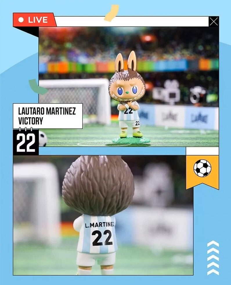 Lionel Messi Argentina - Labubu - Kasing Lung x POP MART