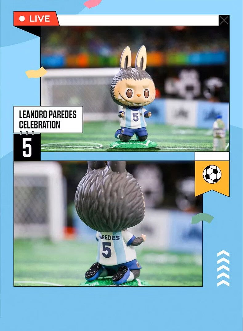 Lionel Messi Argentina - Labubu - Kasing Lung x POP MART