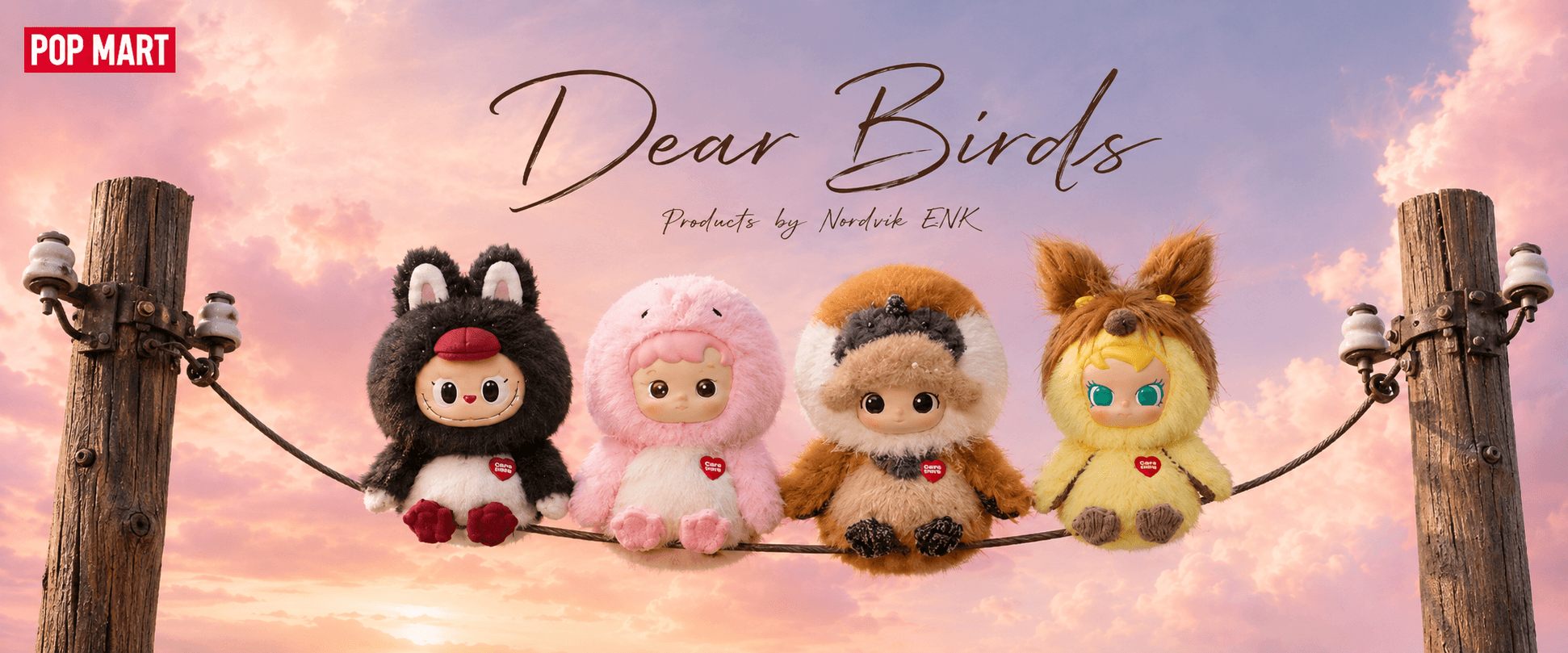 Labubu Crossover - Dear Birds Series - POP MART