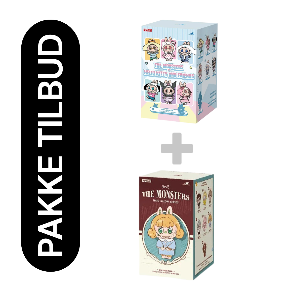 Labubu – Combo N (2-pk) – Hello Kitty + Hair Salon – Pop Mart