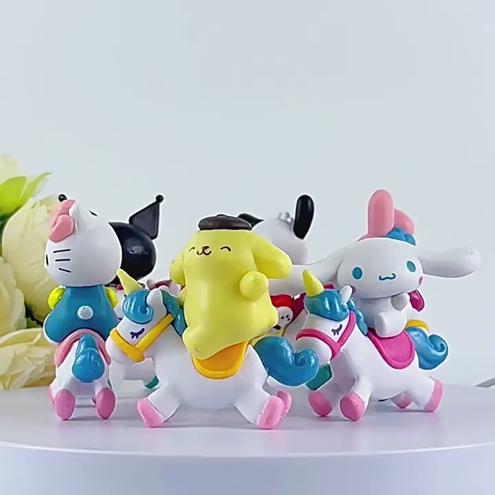 Søte Unicorn, Rocking horse & Sleeping Blind Box