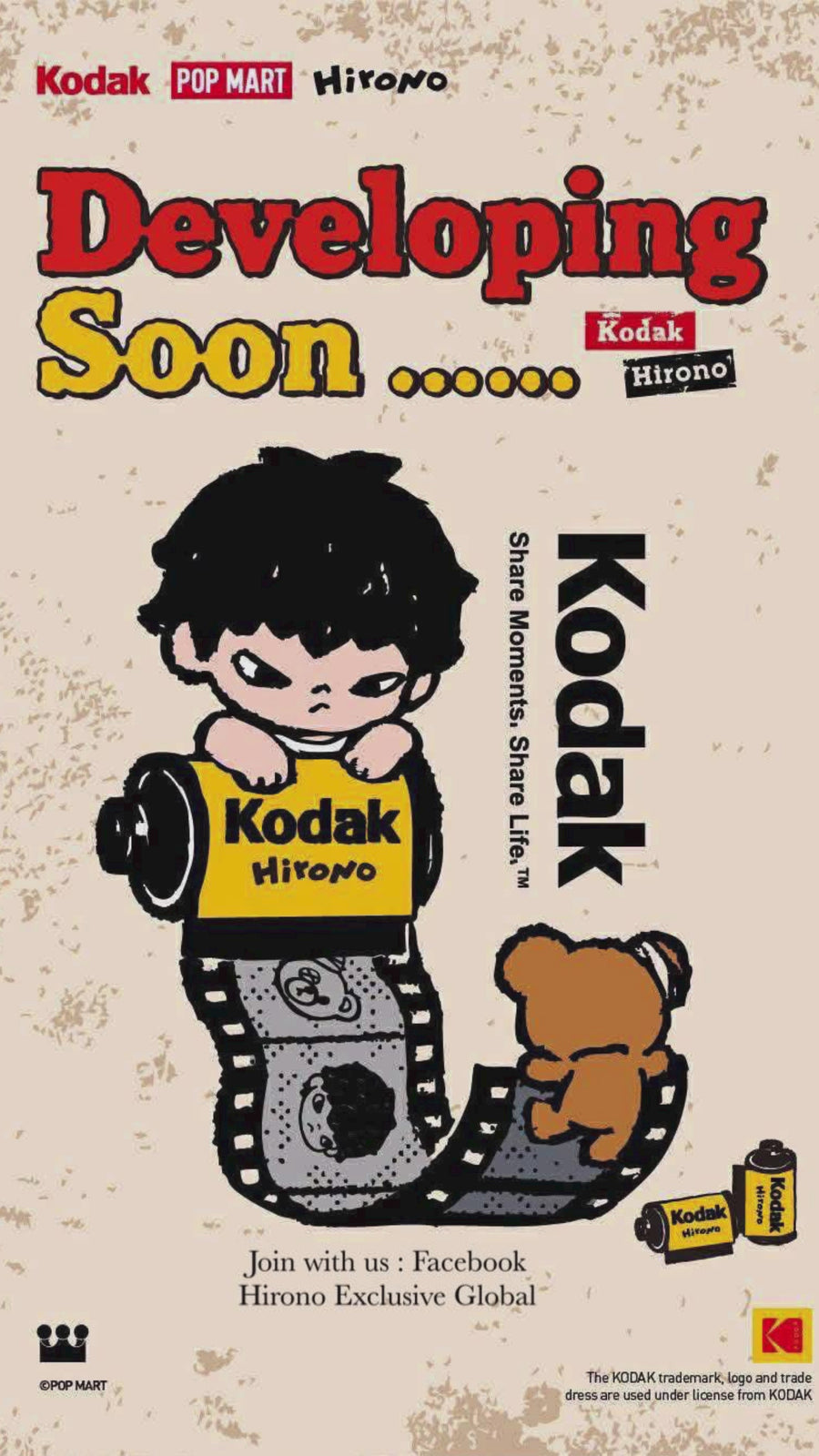 Last video: Hirono × Kodak Little Bear Pendant - POP MART