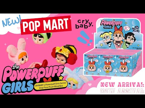 POP MART Labubu Crybaby x Powerpuff Girls Mystery Box – genuin