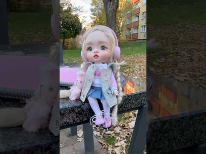 Fashion doll Emma pink - 30cm.