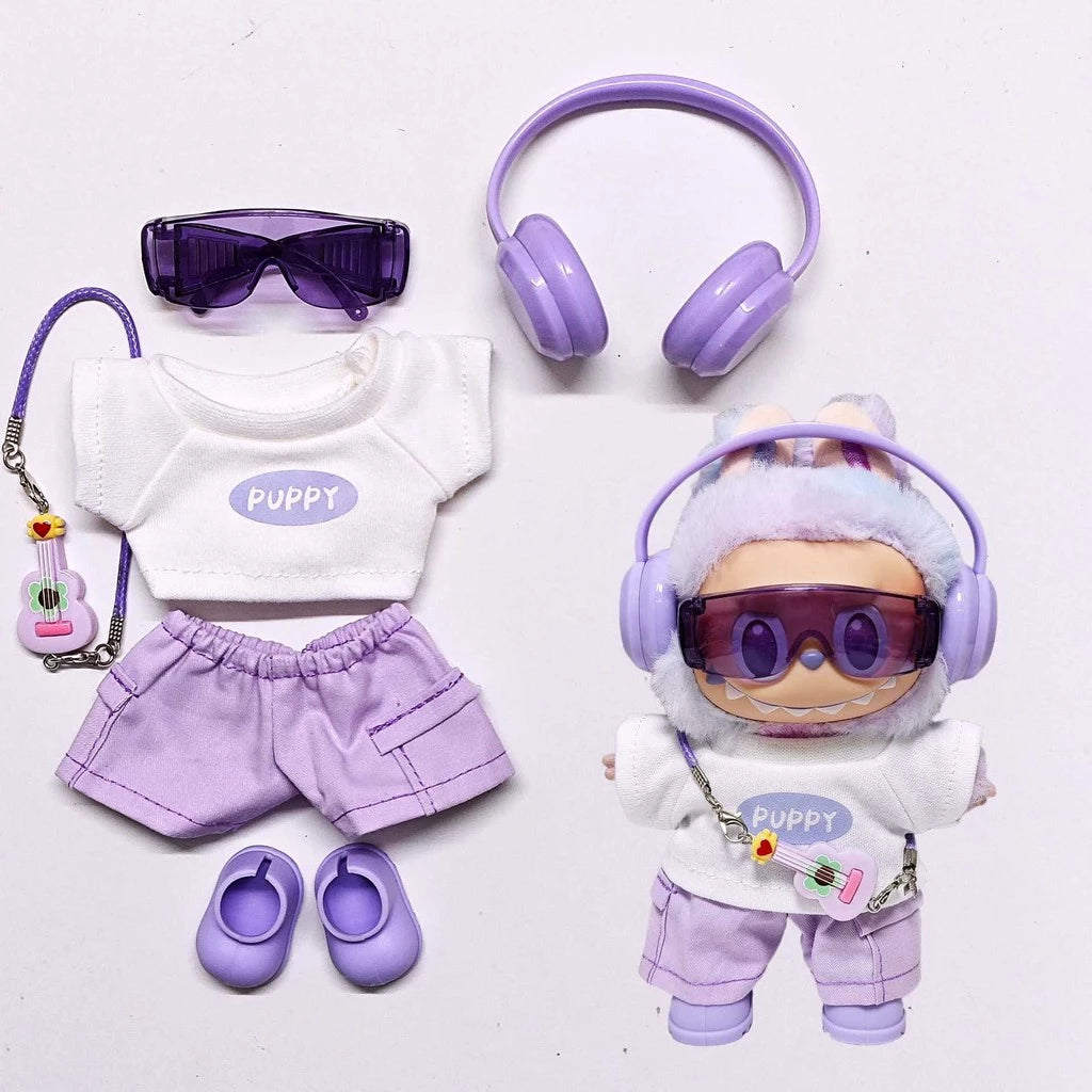 Labubu – Puppy Music Outfit (17 cm)