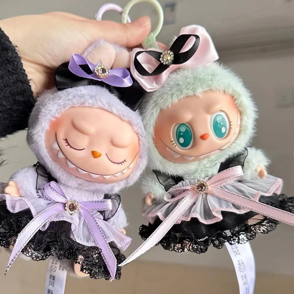 Labubu – Black & Pink Dress Outfit (17 cm) 