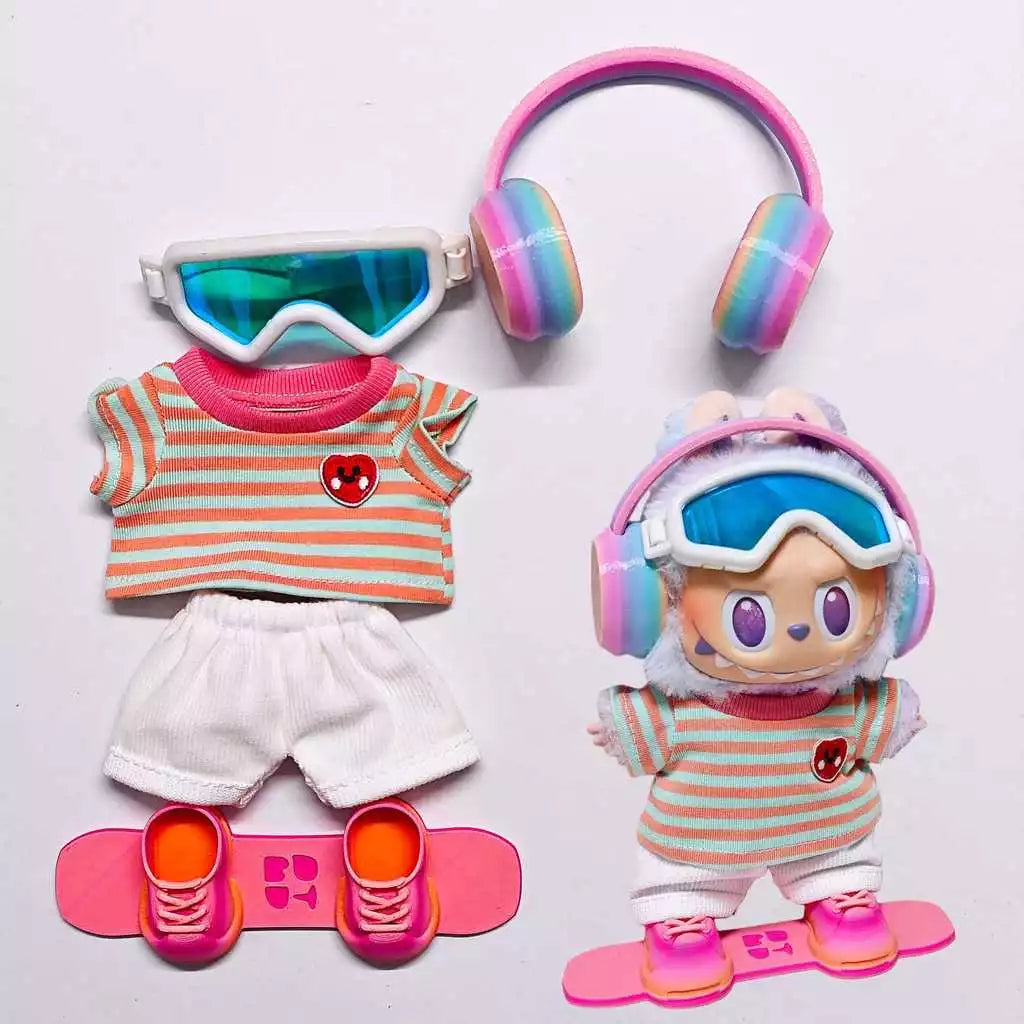 Labubu – Snowboard Winter Outfit (17 cm) lev 19.01.26