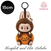 Labubu - Sitting Pumpkin Vinyl Plush Pendant - POP Mart