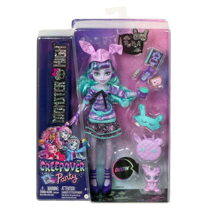 Monster High Doll And Sleepover Accessories, Twyla, Creepover Party - Mattel