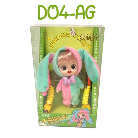 Halsstrop / reim for mobil med dukke.