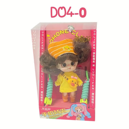 Halsstrop / reim for mobil med dukke.