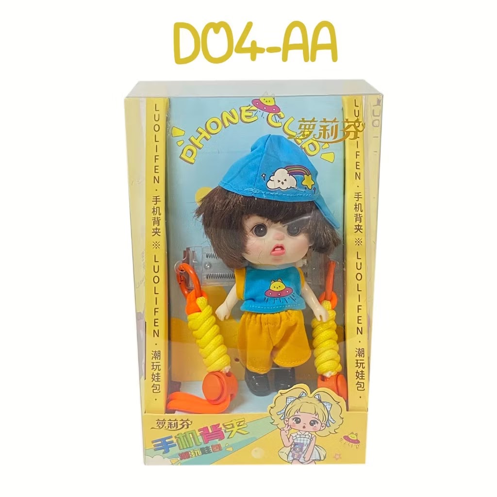 Halsstrop / reim for mobil med dukke.