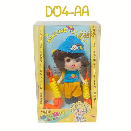 Halsstrop / reim for mobil med dukke.