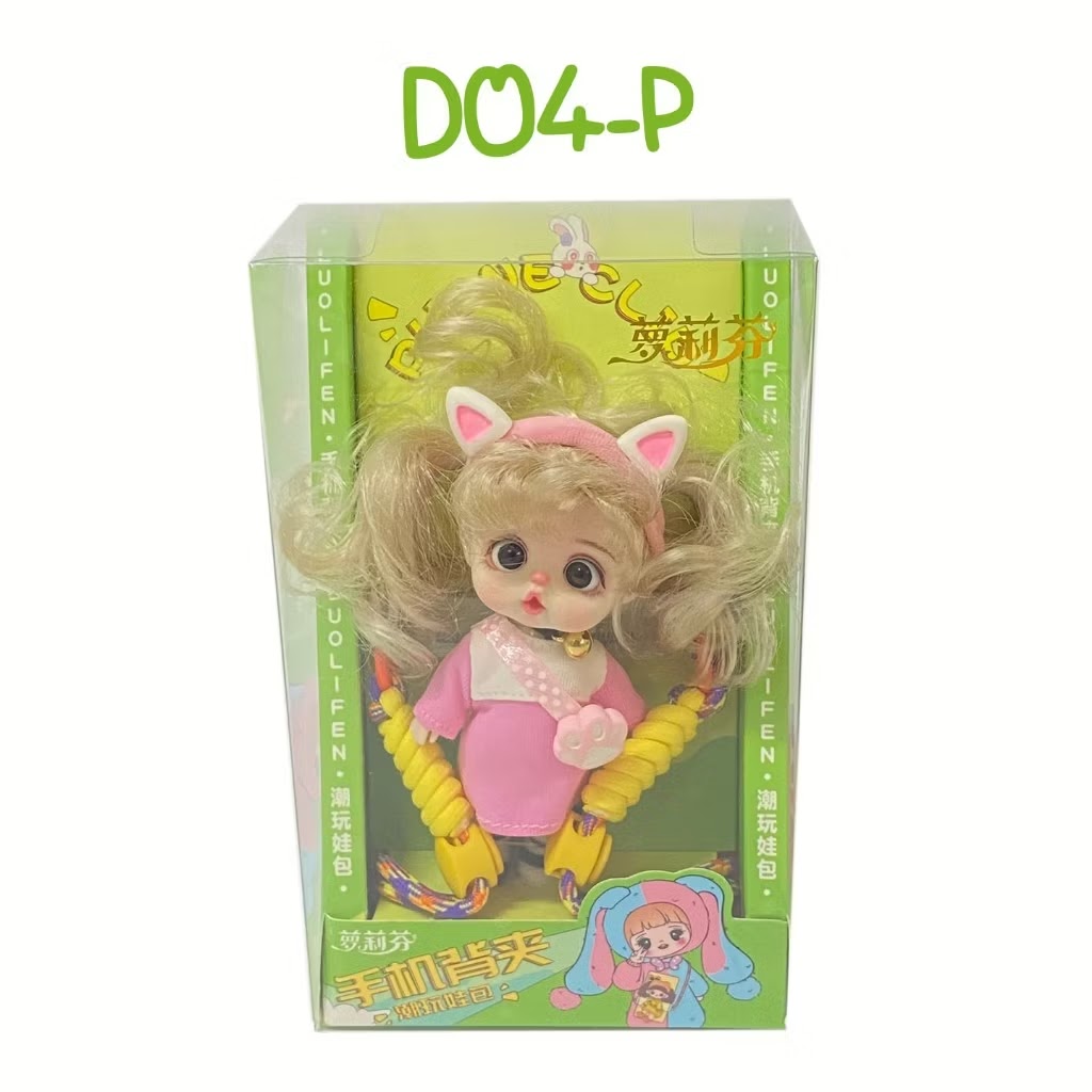 Halsstrop / reim for mobil med dukke.