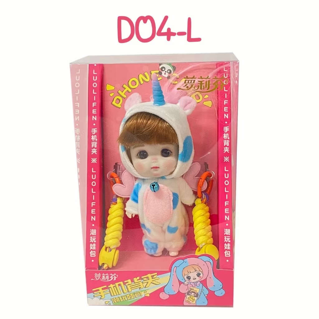 Halsstrop / reim for mobil med dukke.